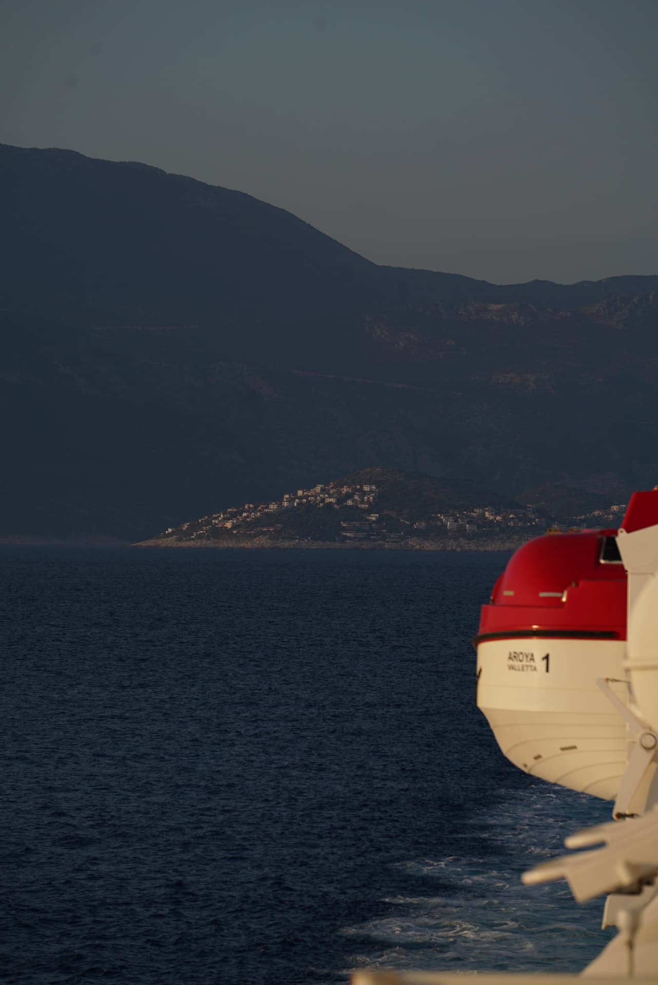 Aegean coastline from the deck — Gabriel Moura broadcast and video work